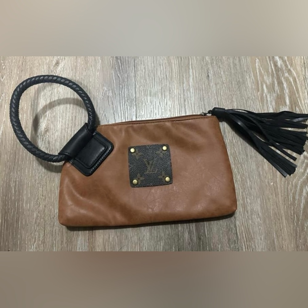 Repurposed LV Wristlet
